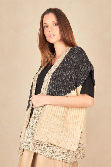 Gilet Dora Ecru/Marine ECRU/MARINE