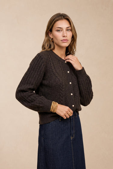 Gilet Flora Choco CHOCO