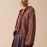 Gilet Heloise Raye Bordeaux RAYE BORDEAUX