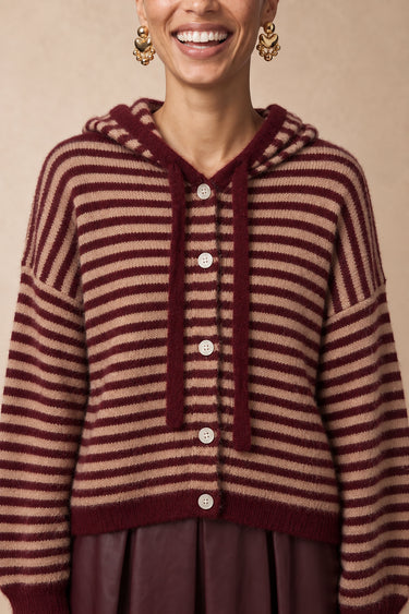 Gilet Heloise Raye Bordeaux RAYE BORDEAUX