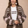 Gilet Leonie Choco/Rose CHOCO/ROSE