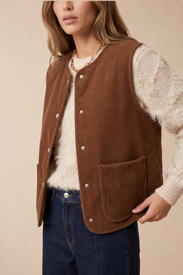 Gilet Lina Camel CAMEL