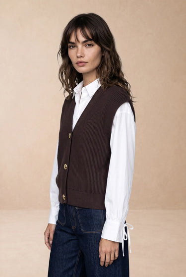 Gilet Valerie Choco CHOCO
