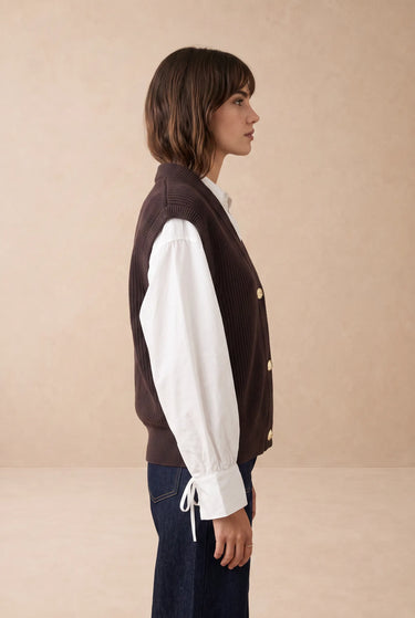 Gilet Valerie Choco CHOCO