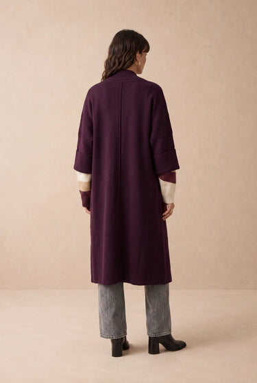 Manteau Garance Prune PRUNE