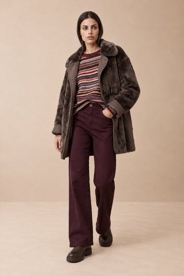Manteau Jill Marron MARRON