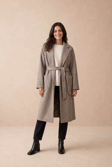 Manteau Penelope Taupe TAUPE