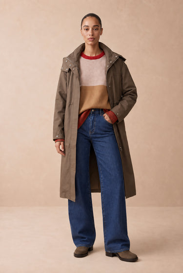 Manteau Virginie Taupe TAUPE