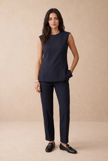 Pantalon Adrien Marine Raye MARINE RAYE