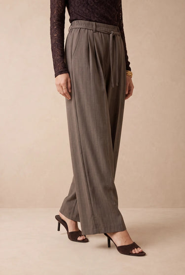 Pantalon Alice Taupe Raye TAUPE RAYE