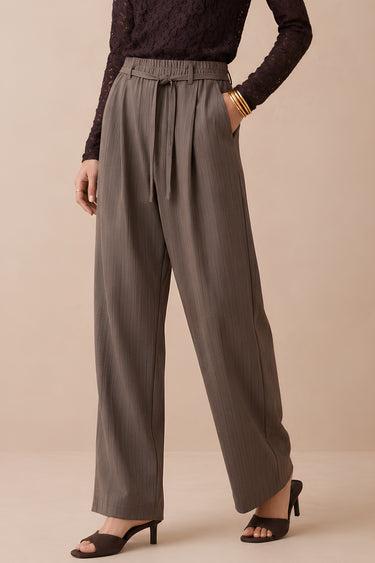 Pantalon Alice Taupe Raye TAUPE RAYE
