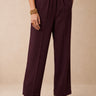 Pantalon Amanda Aubergine AUBERGINE