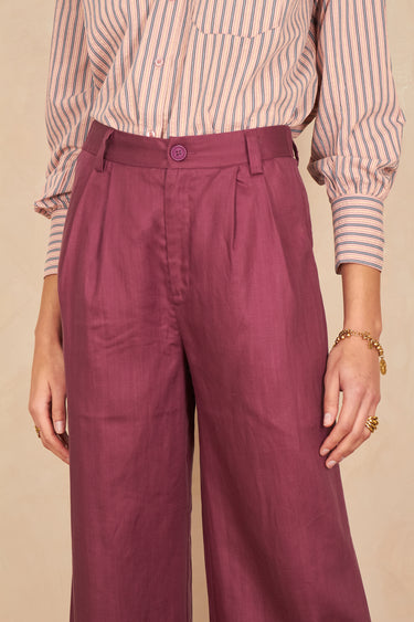 Pantalon Carole Prune PRUNE