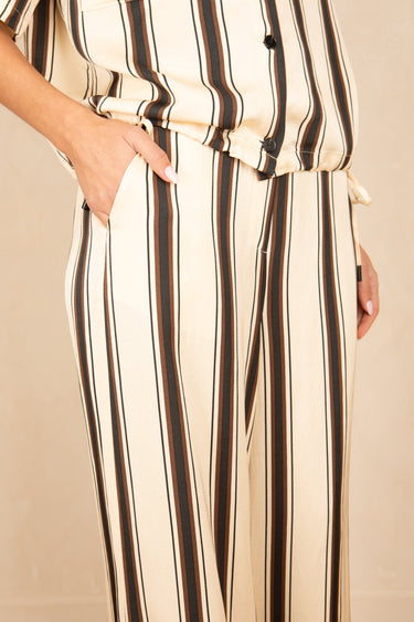 Pantalon Constance Ecru/Choco ECRU/CHOCO