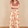 Pantalon Geraldine Ecru/Cafe ECRU/CAFE