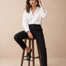 Pantalon Julia Noir Raye NOIR RAYE