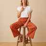 Pantalon Lafontaine Raye Corail RAYE CORAIL