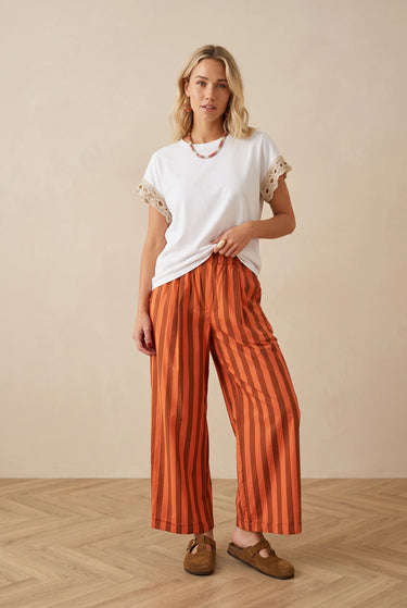 Pantalon Lafontaine Raye Corail RAYE CORAIL