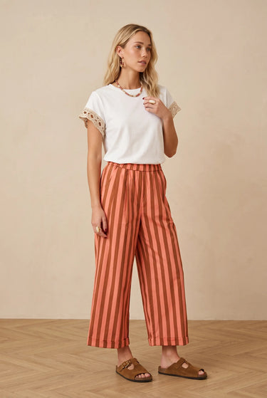 Pantalon Lafontaine Raye Corail RAYE CORAIL