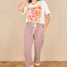 Pantalon Pau Raye Bordeaux RAYE BORDEAUX