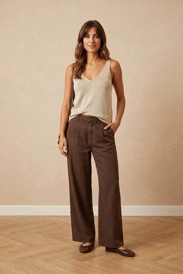 Pantalon Raspail Marron MARRON