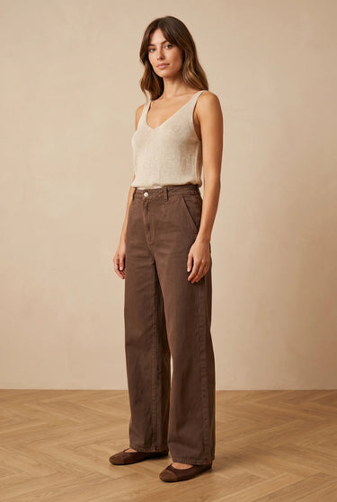 Pantalon Raspail Marron MARRON