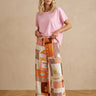 Pantalon Rivelle Ecru/Orange ECRU/ORANGE