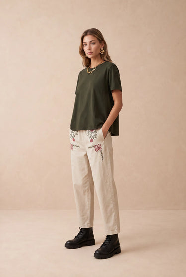 Pantalon Sofia Beige/B BEIGE/B