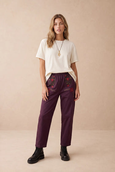 Pantalon Sofia Prune/B PRUNE/B
