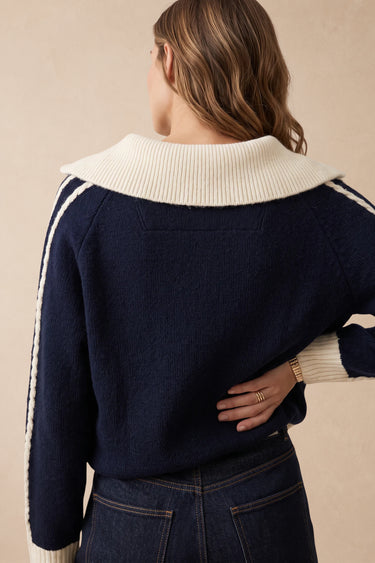 Pull Barbara Marine/Ecru MARINE/ECRU
