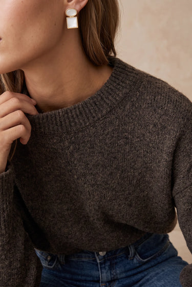 Pull Dahlia Taupe TAUPE