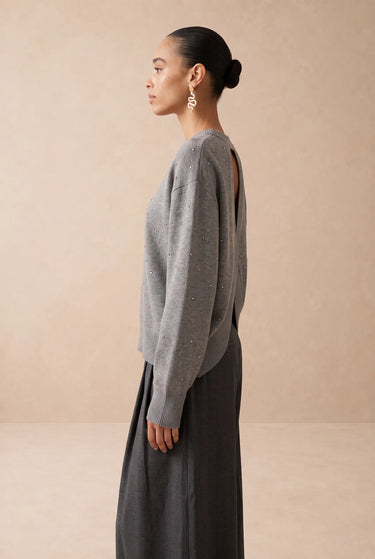Pull Payeti Gris Chine GRIS CHINE