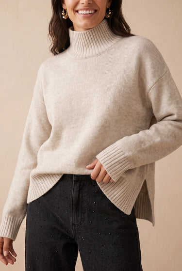 Pull Visia Beige BEIGE
