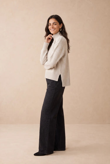 Pull Visia Beige BEIGE