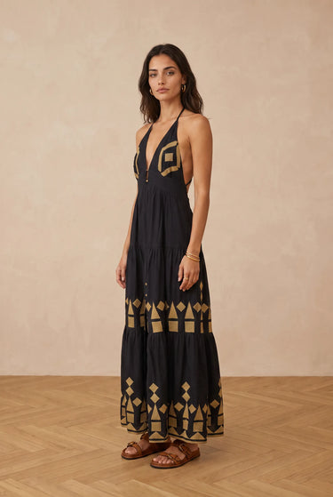 Robe Bahiane Noir NOIR