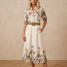 Robe Chelsea Ecru/Vert ECRU/VERT