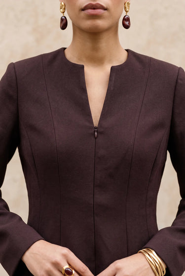 Robe Circle Prune PRUNE