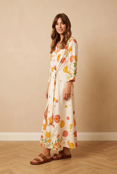 Robe Clementine Ecru/Rose ECRU/ROSE