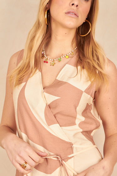 Robe Eliot Ecru/Taupe ECRU/TAUPE