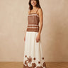Robe Fifi Ecru/Choco ECRU/CHOCO