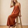 Robe Kaylee Brique BRIQUE