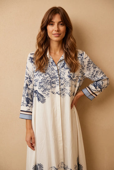 Robe Kyoto Ecru/Marine ECRU/MARINE