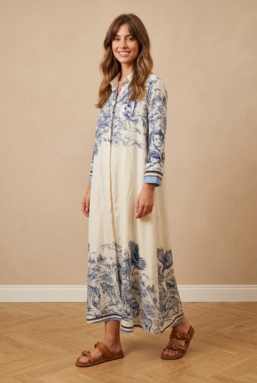 Robe Kyoto Ecru/Marine ECRU/MARINE