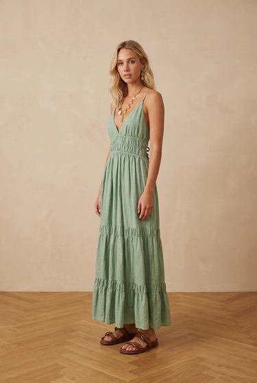 Robe Leopold Vert VERT