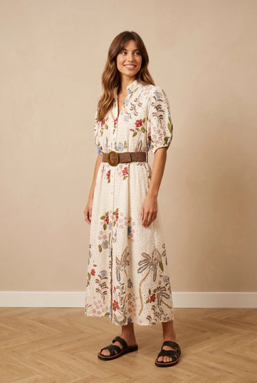 Robe Lucinda Ecru/Rose ECRU/ROSE