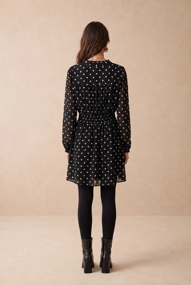 Robe Margaux Noir/Pois NOIR/POIS