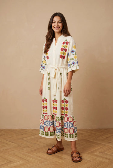 Robe Martina Ecru/B ECRU/B