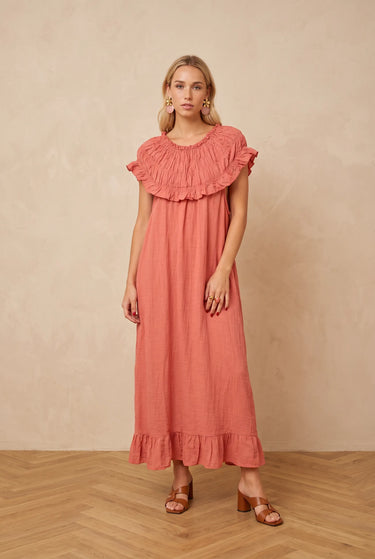 Robe Monica Brique BRIQUE