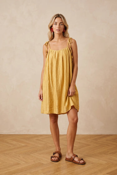 Robe Olivia Moutarde MOUTARDE