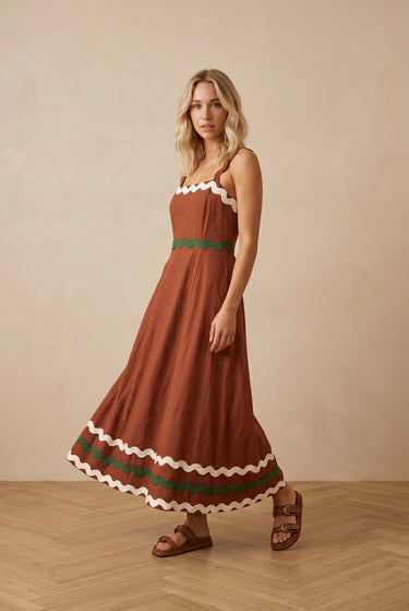 Robe Ovalentin Marron MARRON